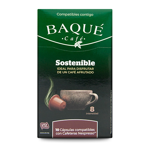 Iraunkorra 10 kapsula bateragarriak Nespresso®-rekin