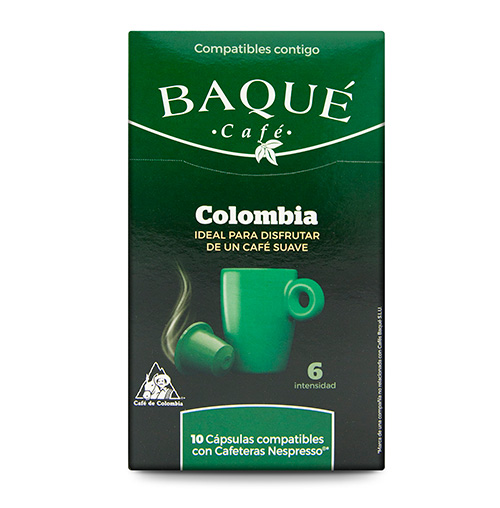 Kolonbia 10 kapsula bateragarriak Nespresso®-rekin
