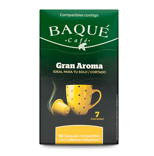 Gran Aroma 10 cápsulas compatibles Nespresso®