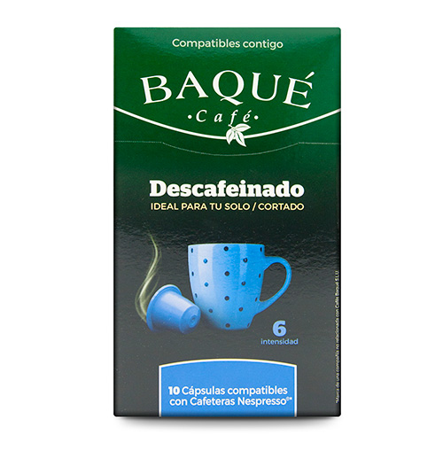 Kafeinagabea 10 kapsula bateragarriak Nespresso®-rekin
