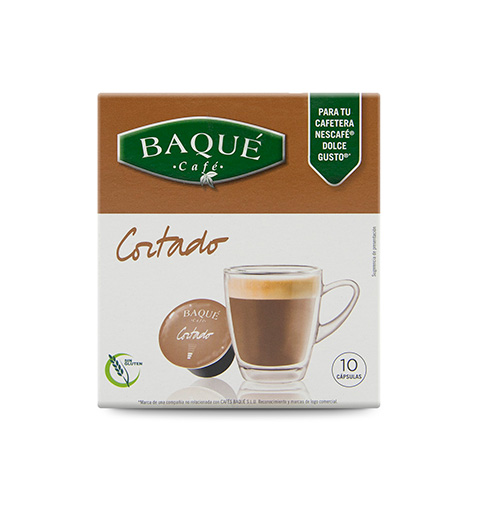 Cortado 10 cápsulas compatibles Dolce Gusto®