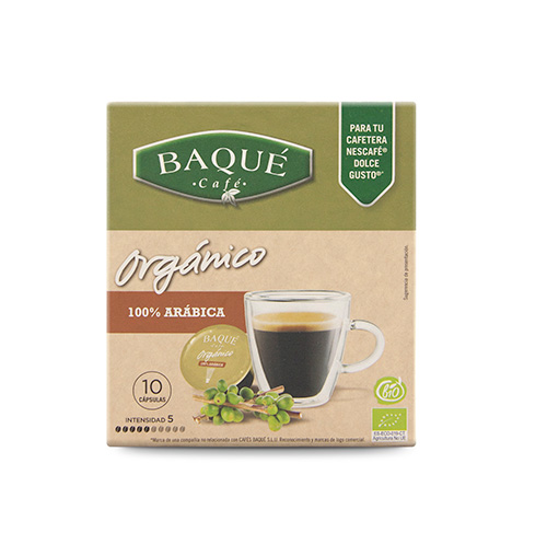 Organikoa %100 Arabikoa 10 kapsula bateragarriak Dolce Gusto®-rekin