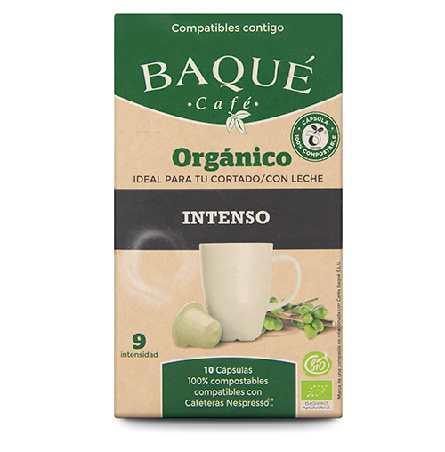 Orgánico intenso 10 cápsulas compatibles Nespresso®