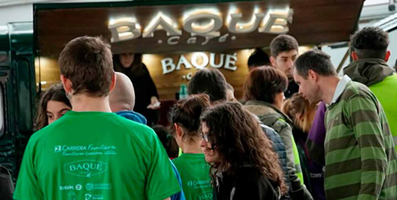 Una marea verde se da cita en la carrera familiar en Durango patrocinada por Cafés Baqué