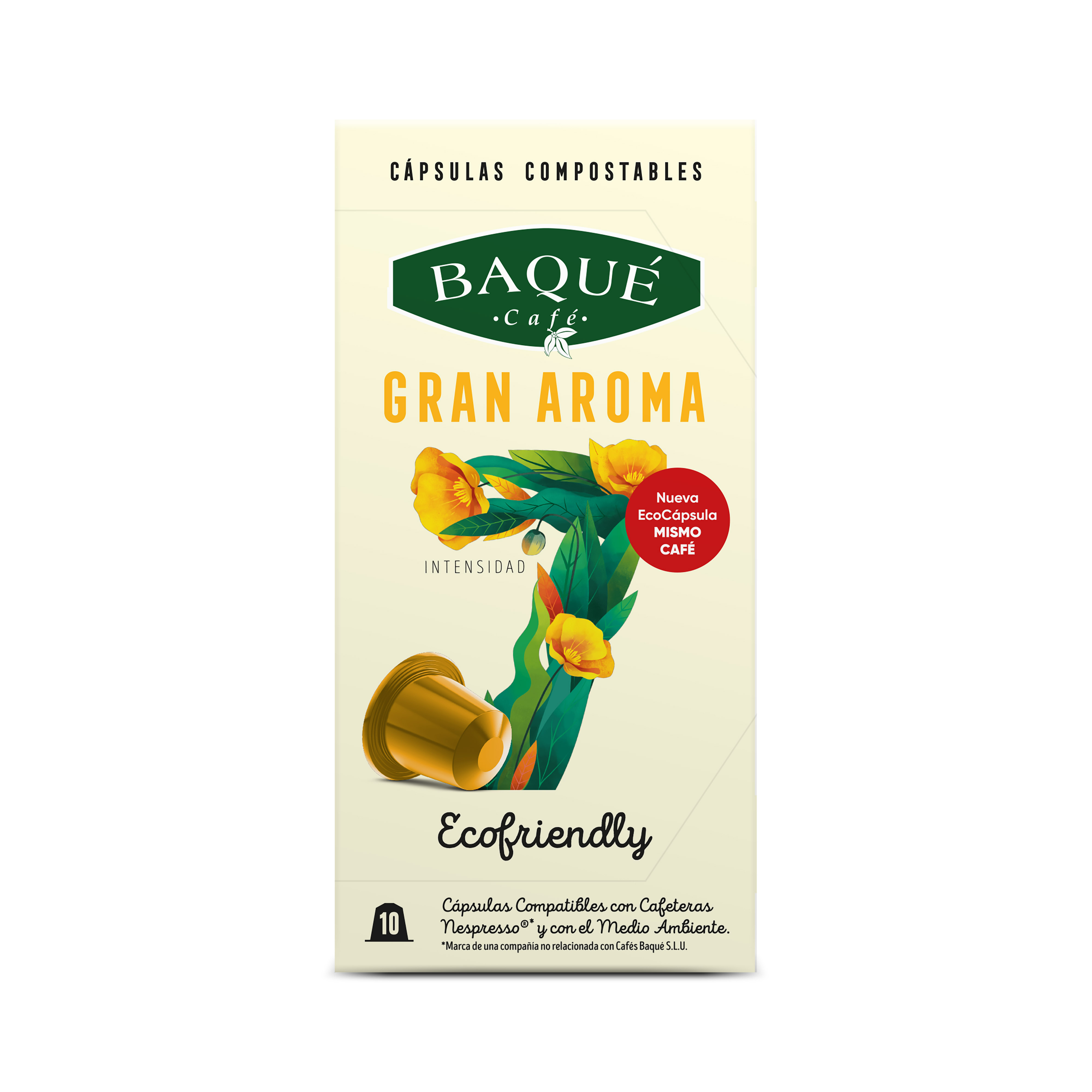 Aroma Handia 10 kapsula Konpostagarri Nespresso®-rekin bateragarriak