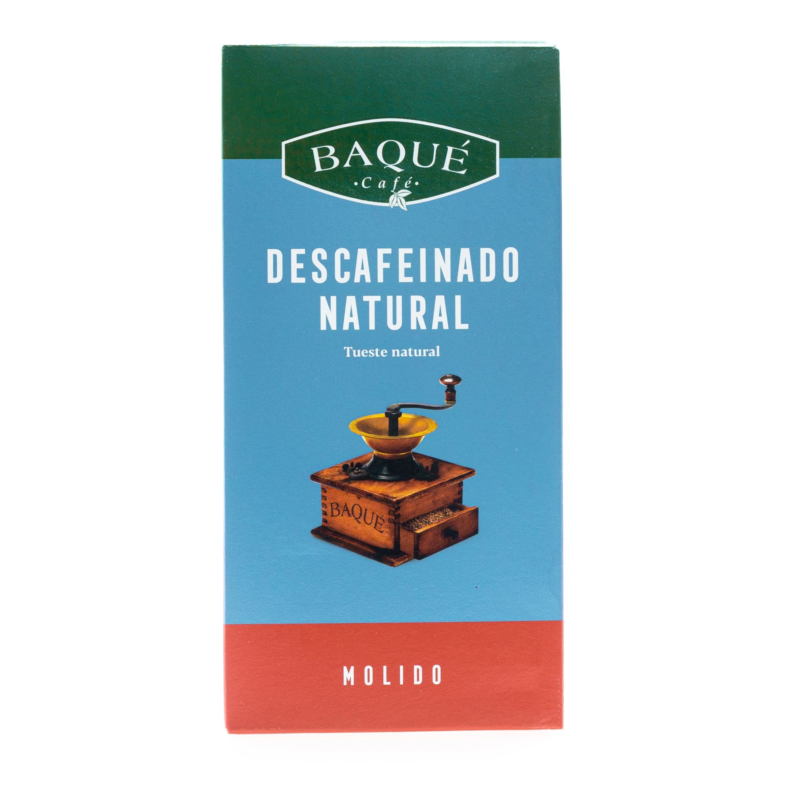 Café molido Descafeinado, 250 g.