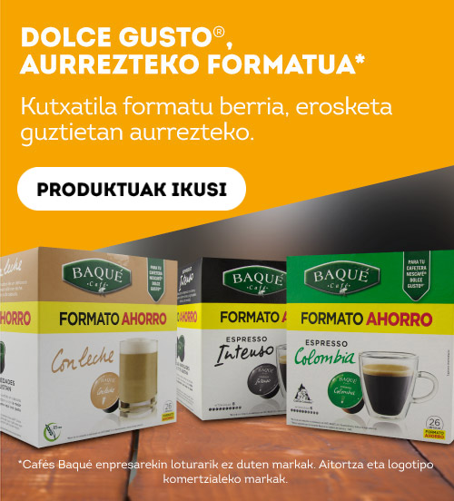 Dolce Gusto®, aurrezteko formatua