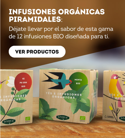 Infusiones orgánicas piramidales