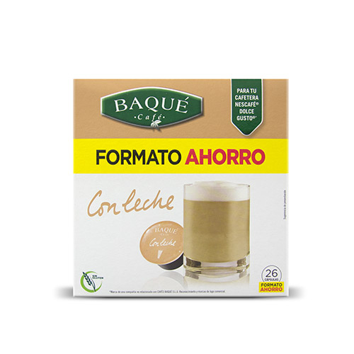 Con leche, 26 cápsulas Dolce Gusto® (formato ahorro)