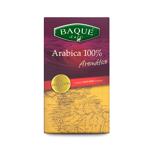 Café molido Arábica, 250 g.