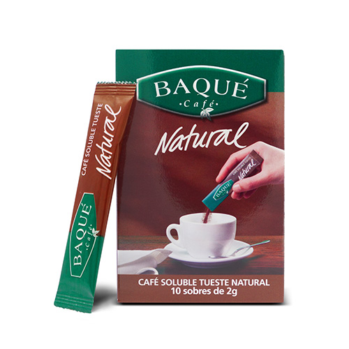 Stick soluble Natural, 10 uds.
