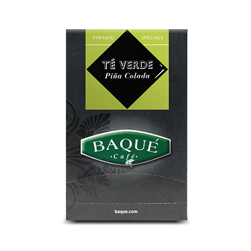 Té verde piña colada Estuche, 20 uds.