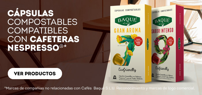 Cápsulas compostables compatibles con cafeteras Nespresso®