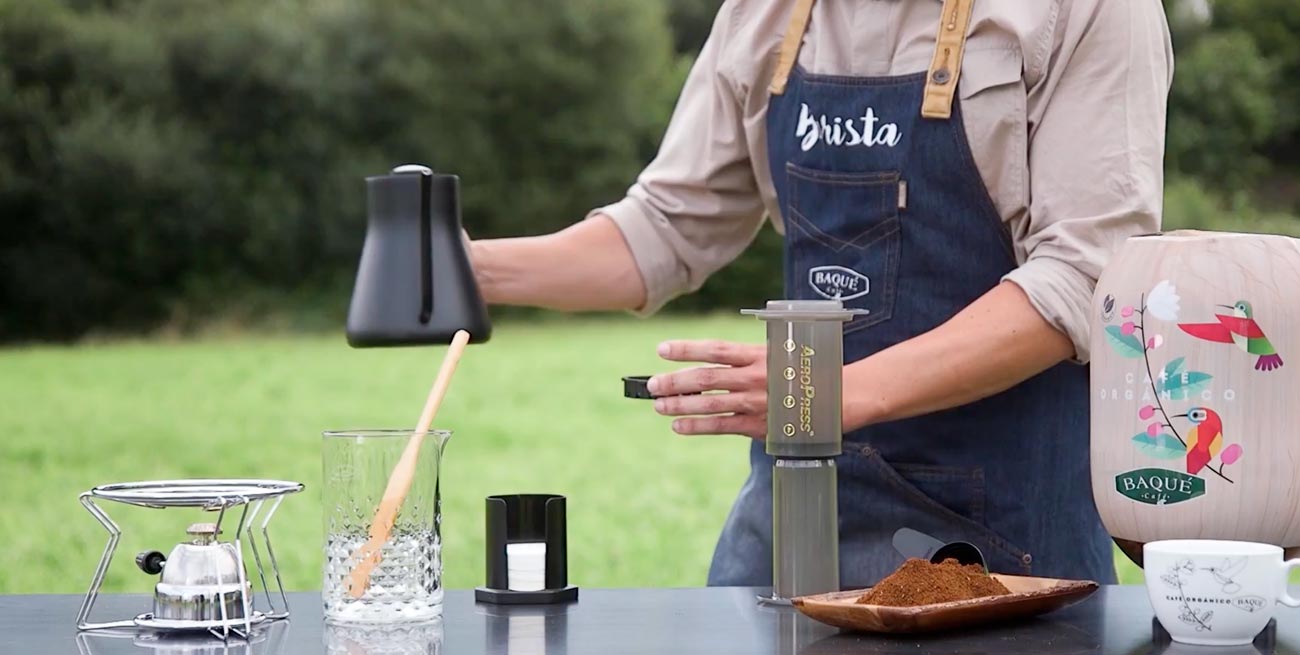 Cómo preparar un café en Aeropress