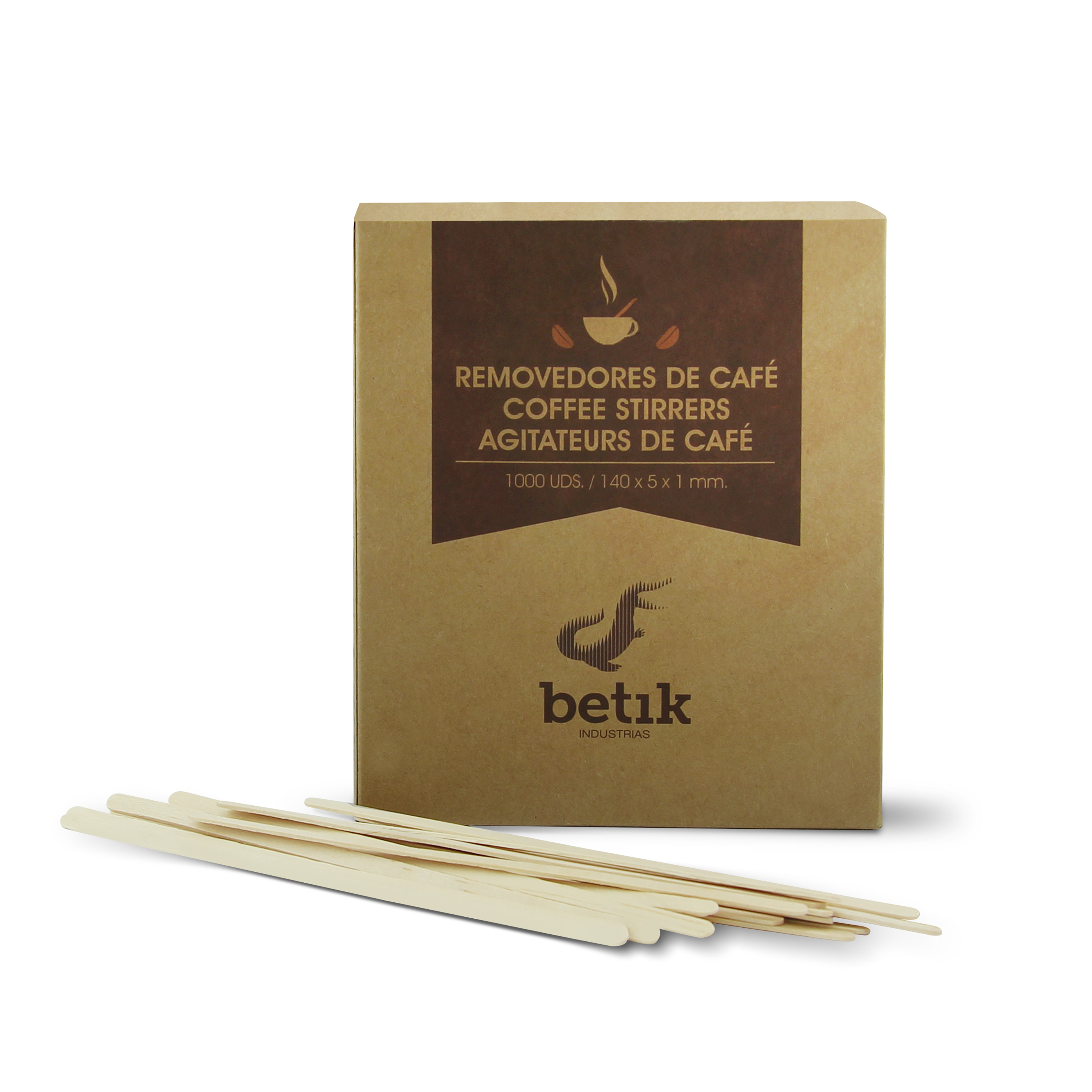 BIODEGRADABLE COFFEE STIRRERS