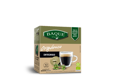 CÁPSULAS DE CAFÉ
ORGÁNICO COMPATIBLES
CON DOLCE GUSTO<sup>®</sup>*
