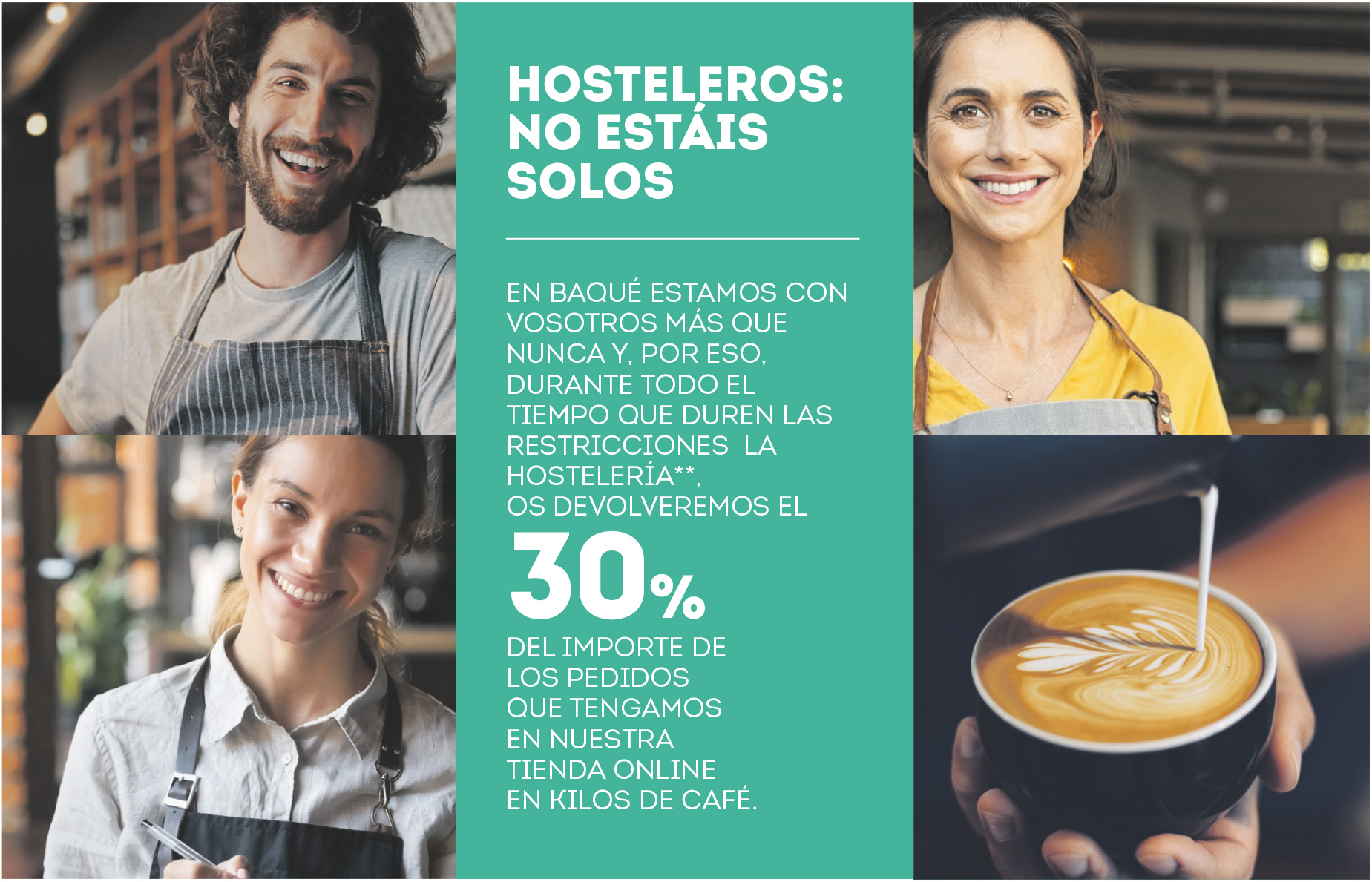 Cafés Baqué, sigue apoyando al sector de la hostelería