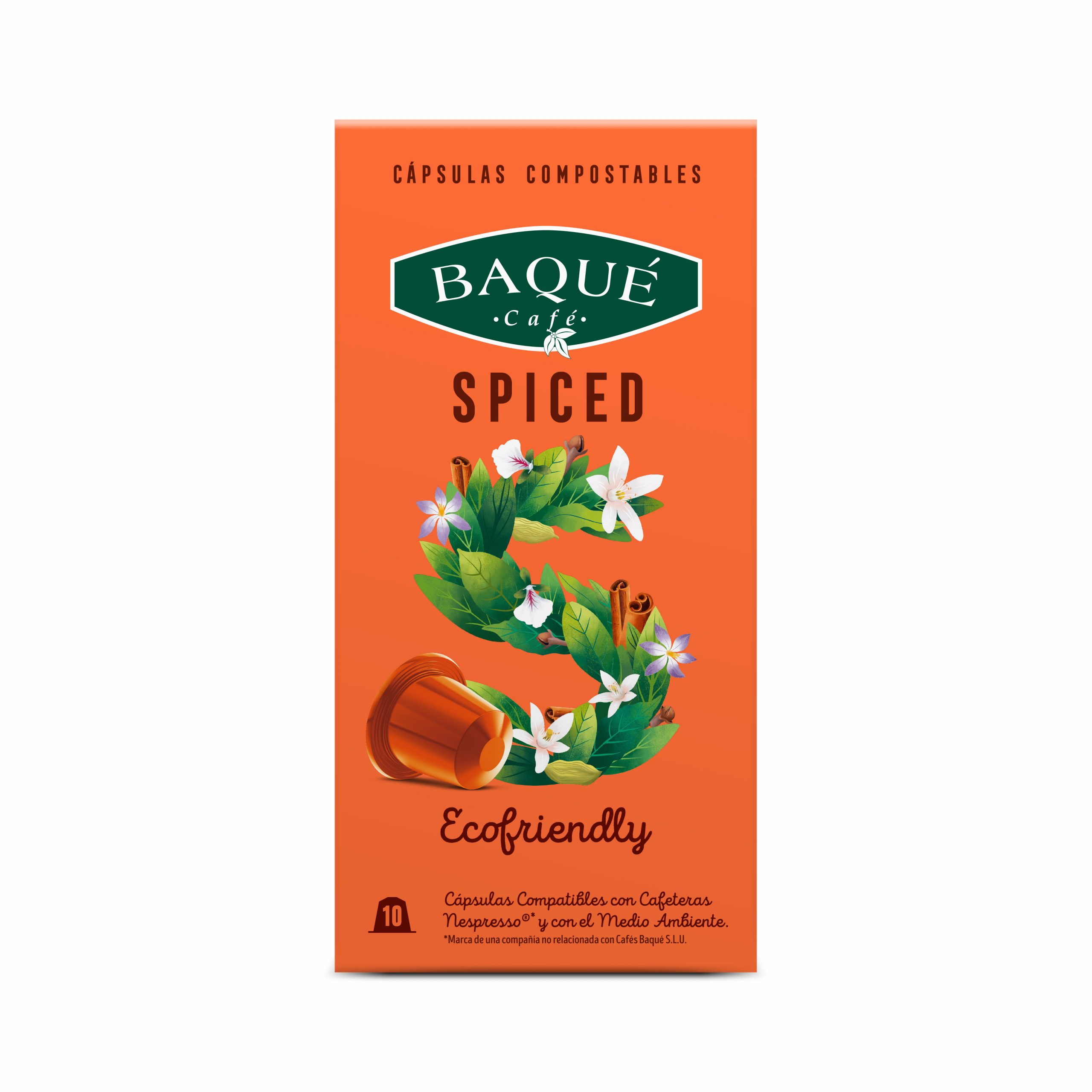 Spiced 10 cápsulas Compostables compatibles Nespresso®