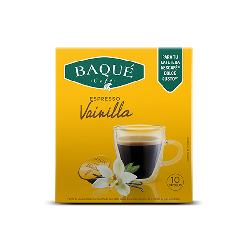 Banilla 10 kapsula bateragarriak Dolce Gusto® kafegailuekin