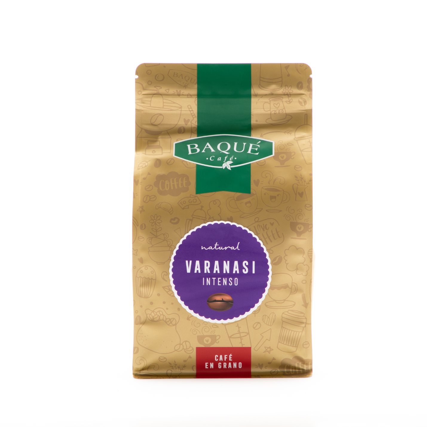 Café en grano Varanasi Intenso, 500 g.