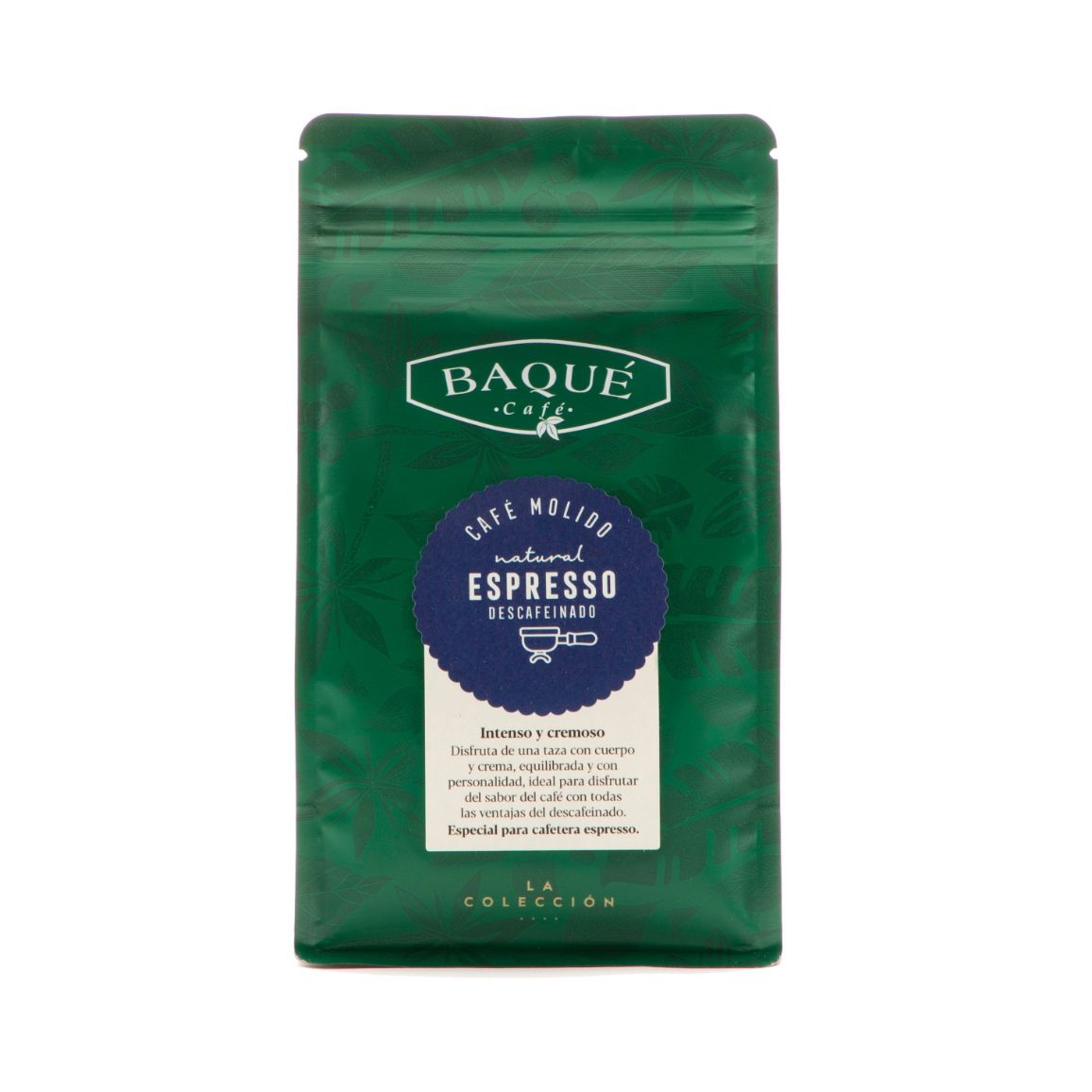 Café molido Espresso Descafeinado, 250 g.