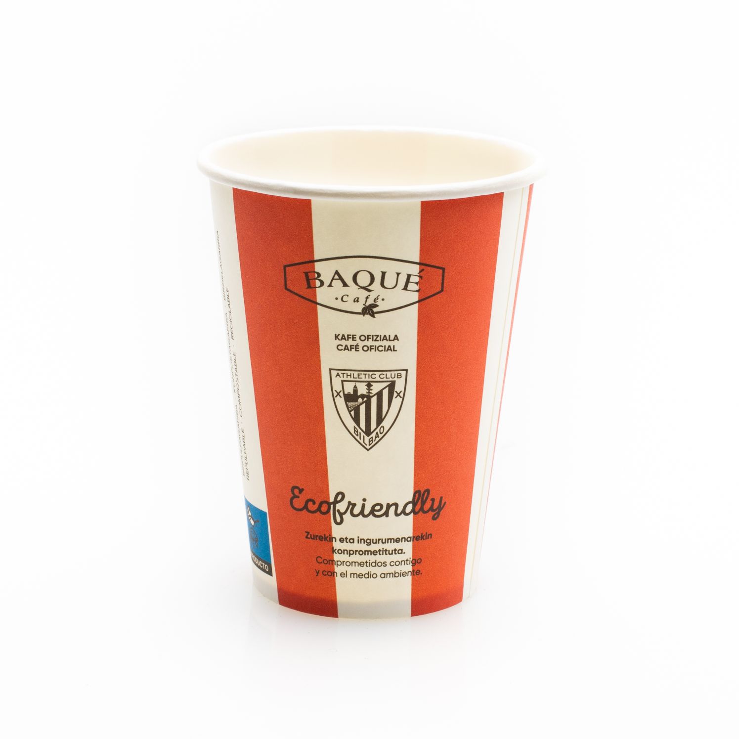 Athletic Club-en edalontzi konpostagarriak 7,5oz 100 unit.