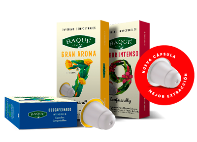 CÁPSULAS COMPOSTABLES COMPATIBLES CON NESPRESSO<sup>®</sup>*