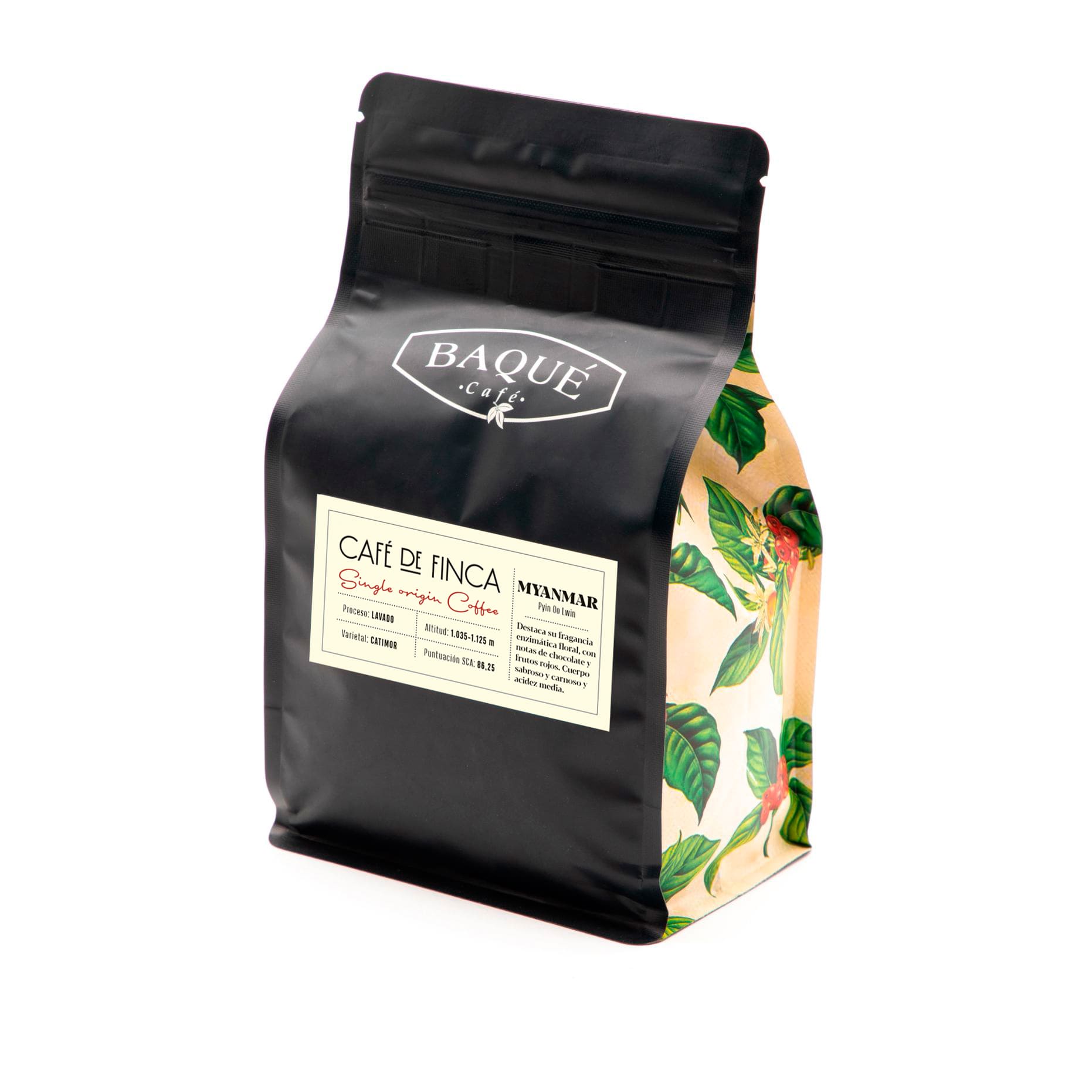 Myanmar Pyin Oo Lwin Café de Finca, grano 250g.