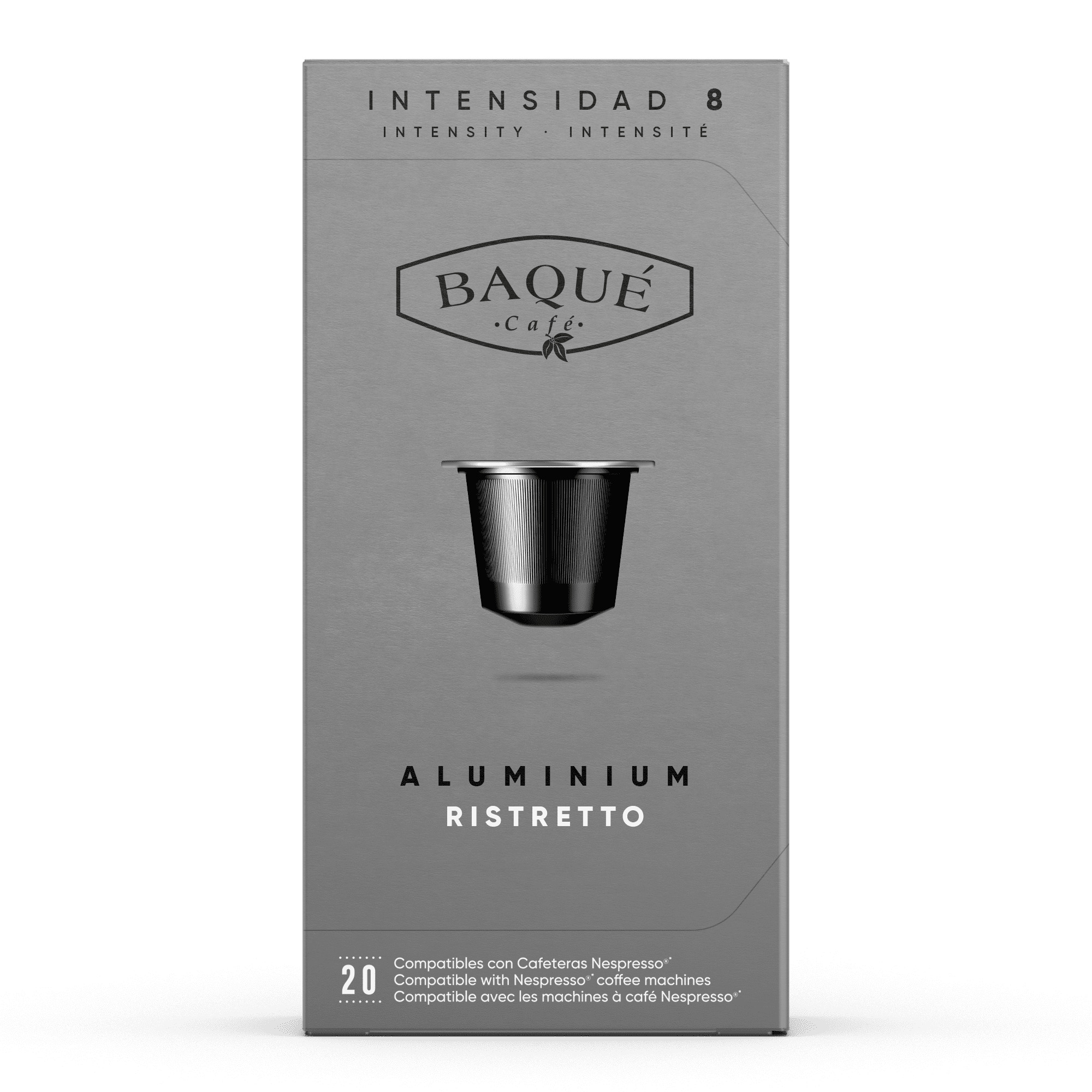 Ristretto 10 cápsulas Aluminio compatibles Nespresso®