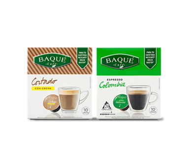 CÁPSULAS COMPATIBLES

CON CAFETERAS

NESCAFÉ<sup>®</sup> DOLCE

GUSTO<sup>®</sup>*