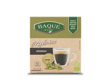 CÁPSULAS DE CAFÉ
ORGÁNICO COMPATIBLES
CON DOLCE GUSTO<sup>®</sup>*