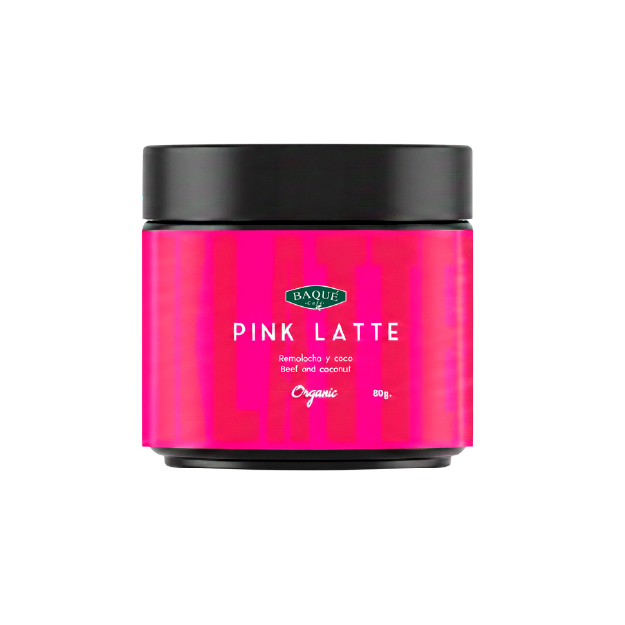Pink latte orgánico
