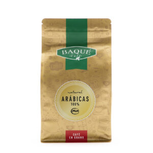 Café en grano 100% Arábicas, 400 g.